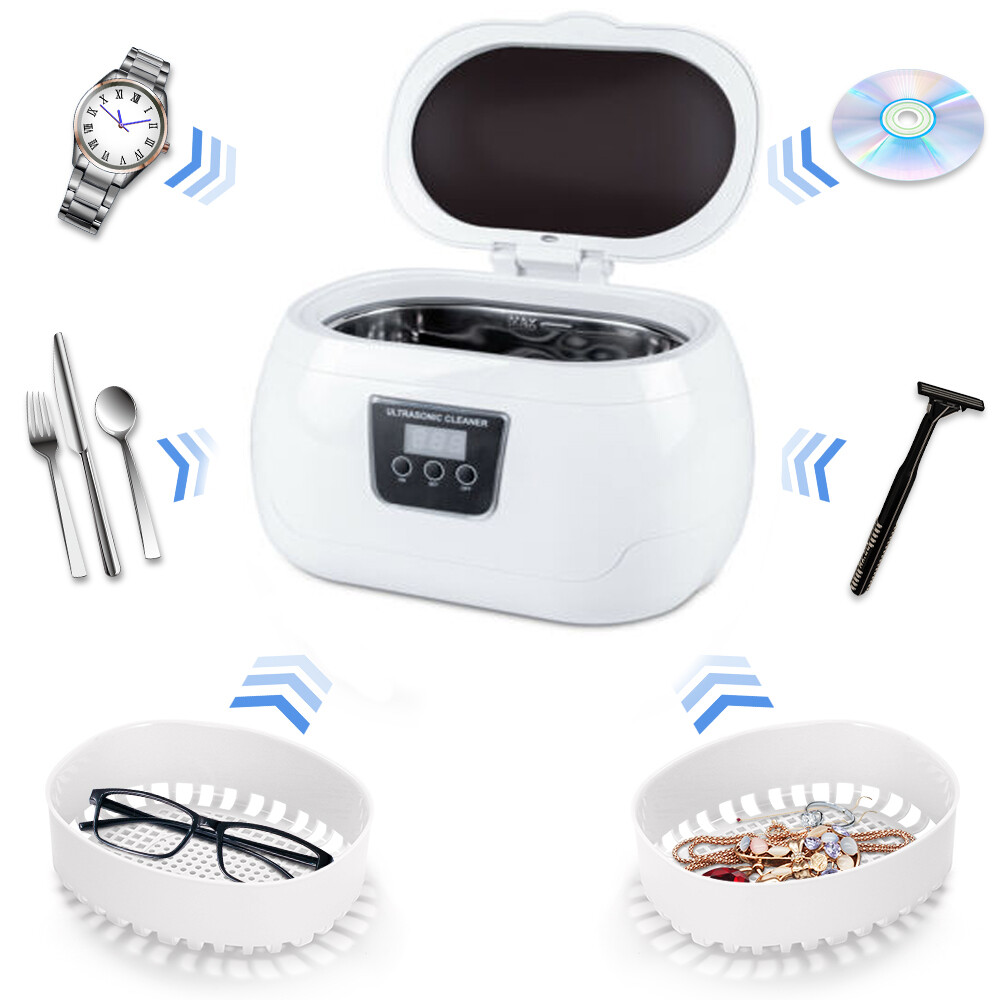 Jewelry Cleaning Machine Ultrasonic Cleaner Watch Glasses Digital Sonic Cleaning