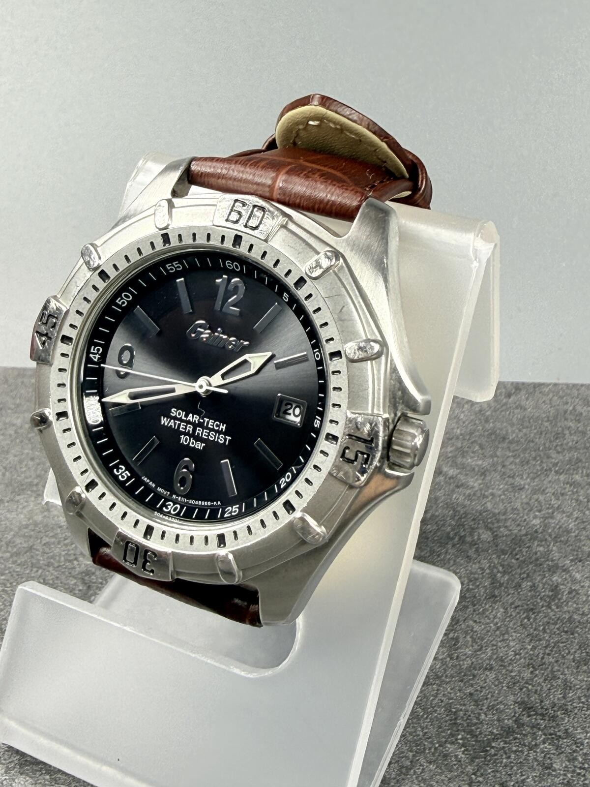 Citizen Gainer Solar-Tech E111-S029155 Date 39mm Men’s Watch New Battery