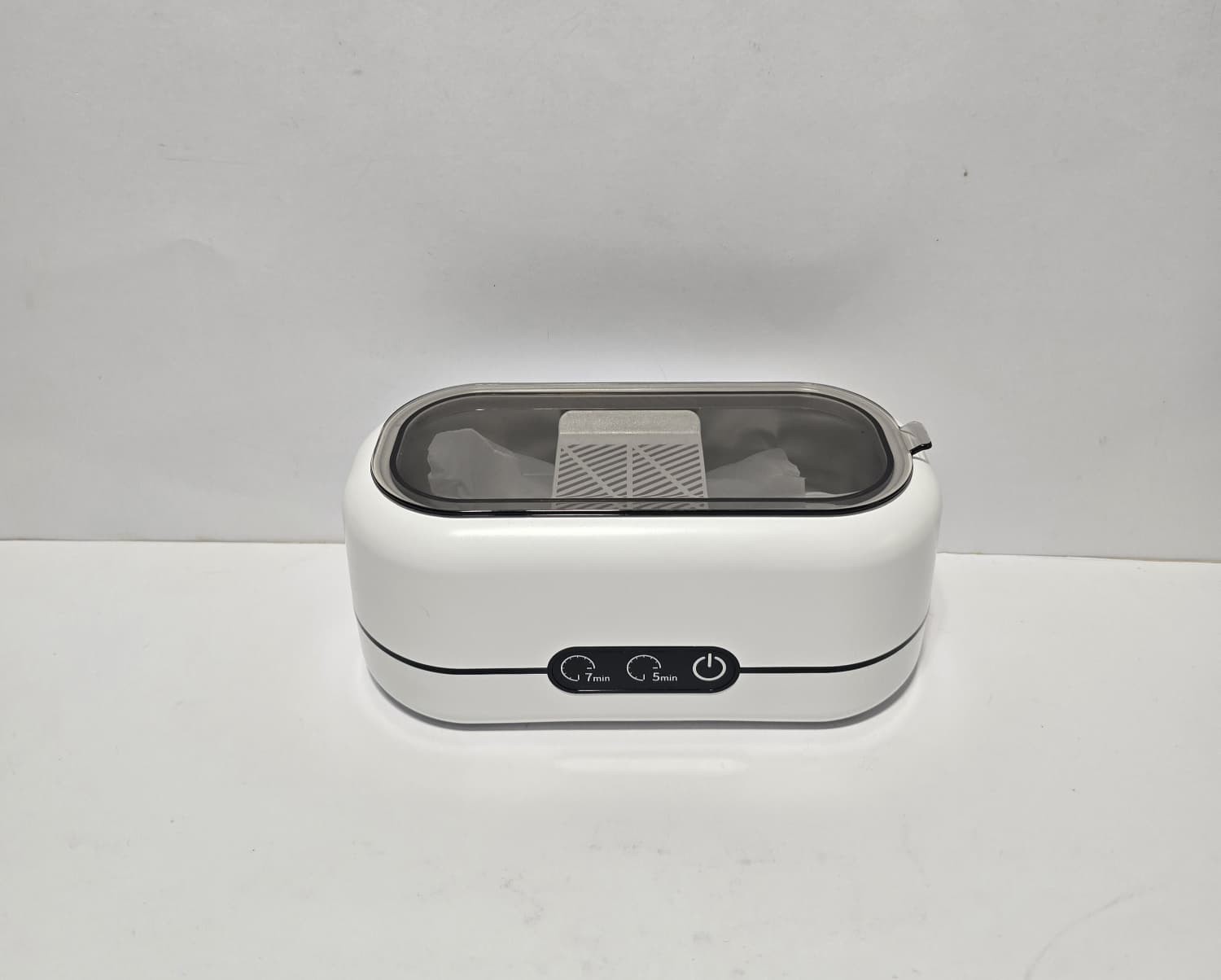 BYASKZIV, ULTRASONIC JEWELRY CLEANER 48KHZ , WHITE