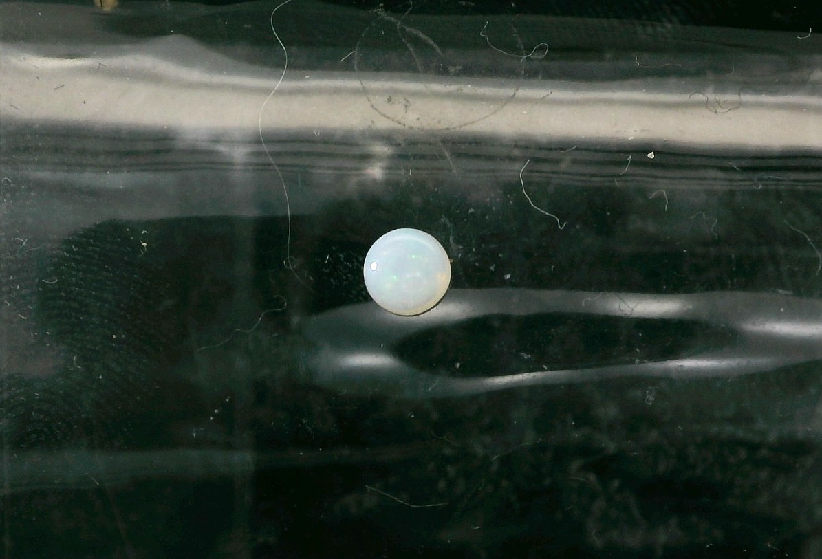 0.11ct Round Shape Genuine Natural Ethiopian Cabochon Opal 3.5 x 3.5 mm