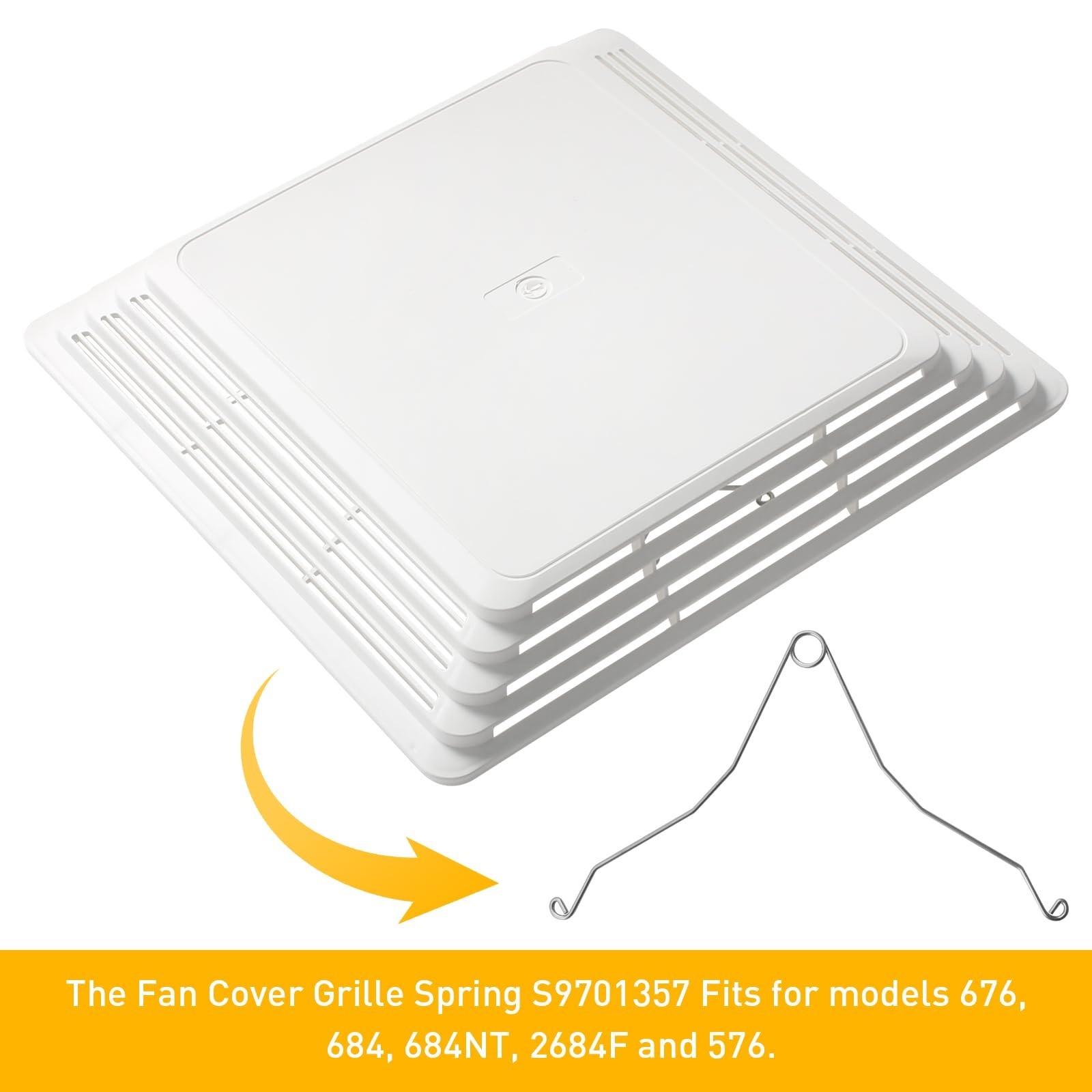 Bathroom Fan Cover Grille Spring S97013576