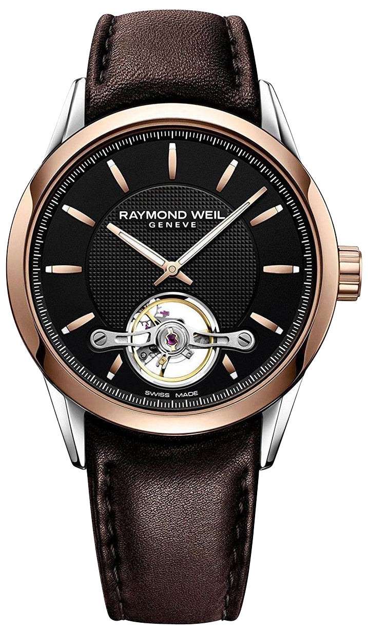 Raymond Weil Freelancer Automatic Steel Leather Mens Watch 2780-SC5-20001