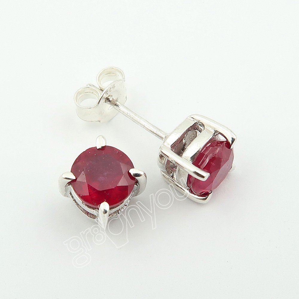 gr8onyou AAA RUBY Genuine Sterling Silver Hallmarked Earrings | Giveaway