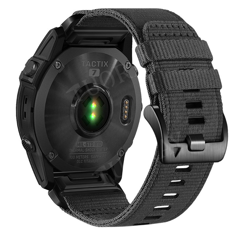 Nylon Band For Garmin Fenix 8 E 7 7X 6 6X 5 5X 3 HR Approach S62 S60 Watch Strap