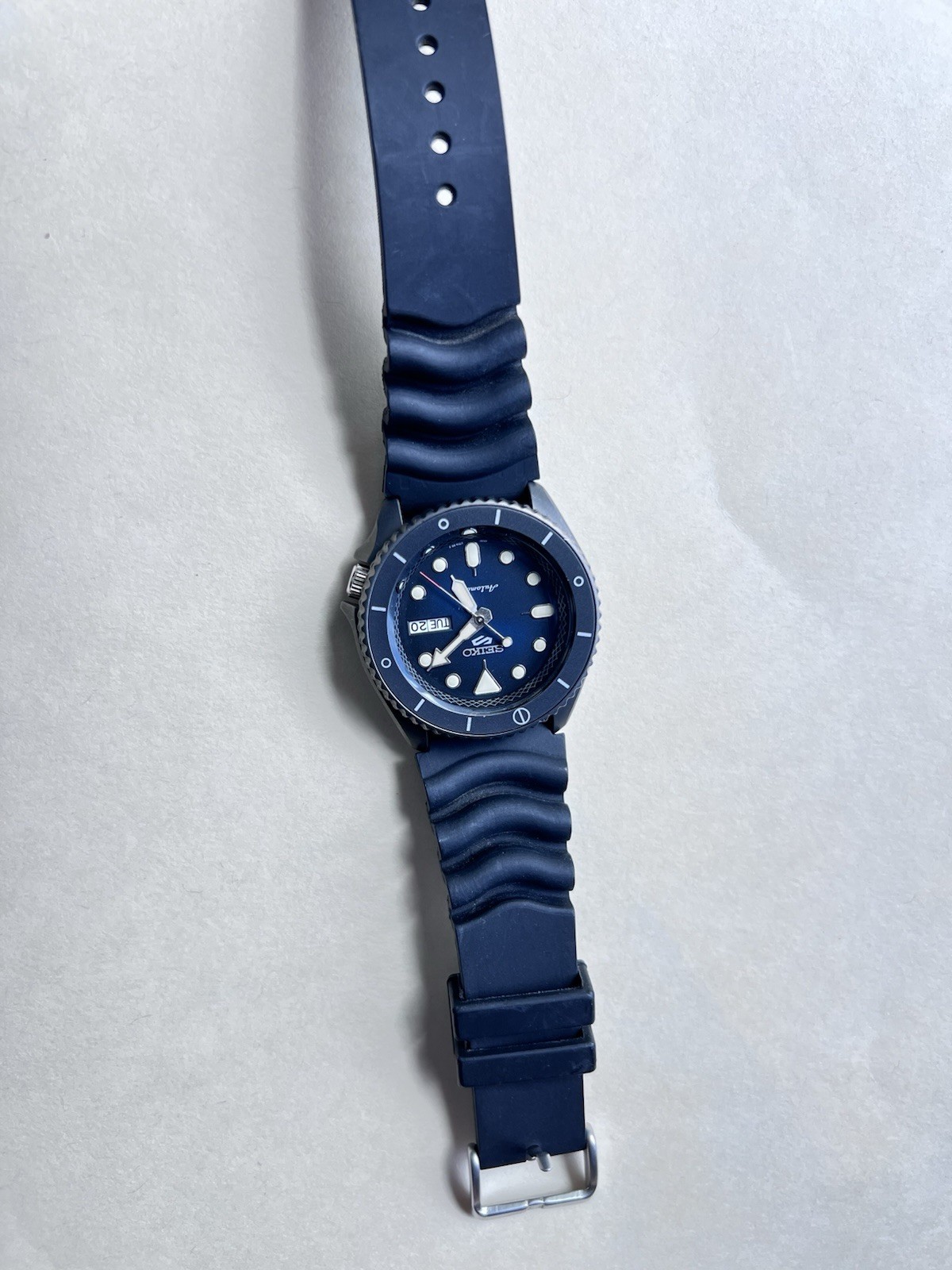 Vintage Seiko 5 Sports Blue Men’s Watch – SSK003K1 Good Condition