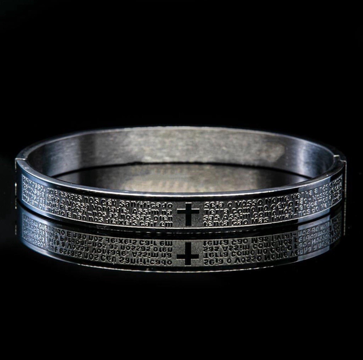 Stainless steel male and female prayer bracelet