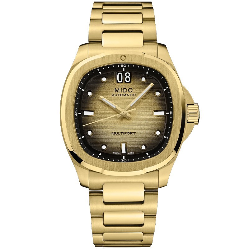Mido Multifort TV Big Date 40mm Champagne Dial Men’s Watch M0495263302100