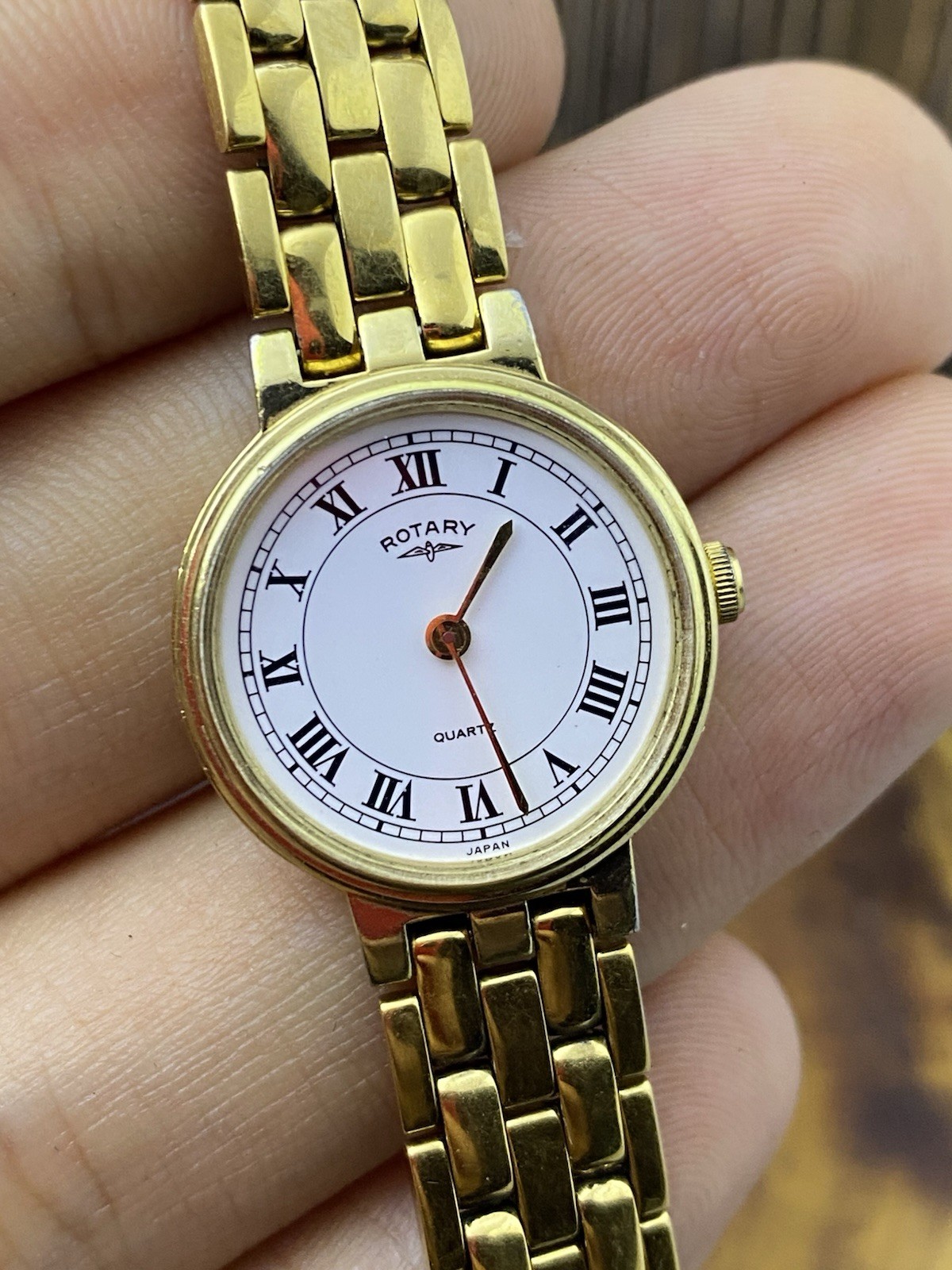RARE UNIQUE Women’s SWISS Vintage 90’s Quartz Watch ROTARY #8956
