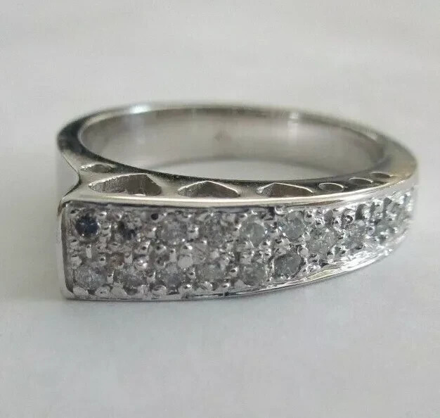 14K Gold Diamond Cocktail Ring Dia=.60 Carat F-SI1/VS2 4.90 Grams Value=$3,900