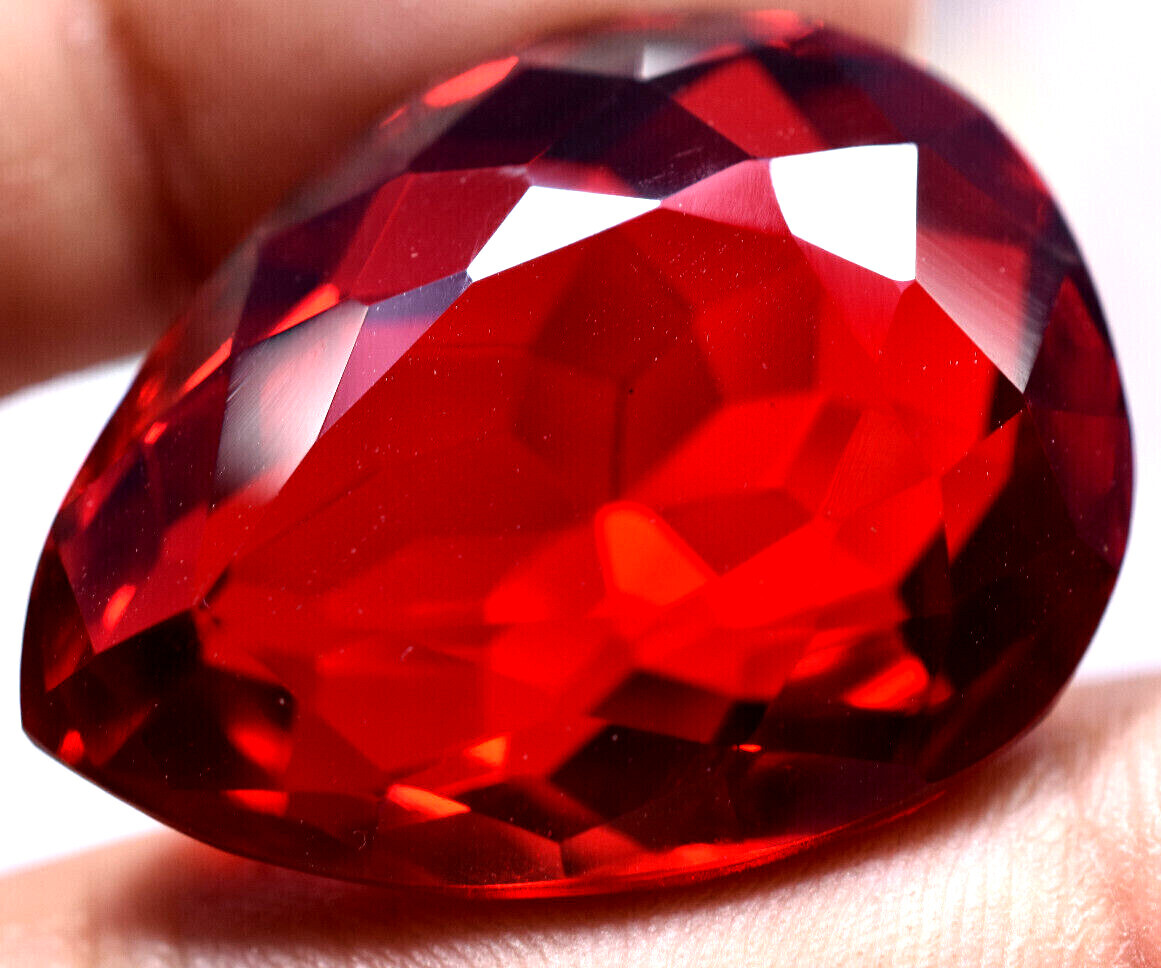 Lab Created 58.85 Ct Red Topaz Awesome Brazilian AAA+ Quality GGL Certified Gem