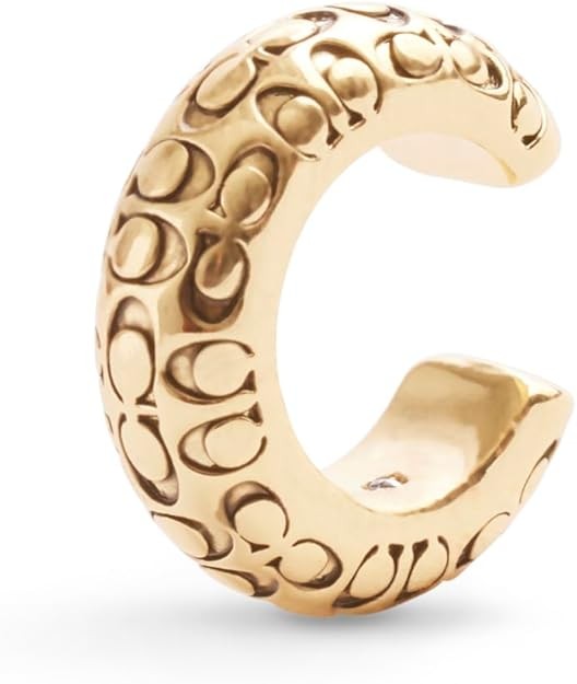 COACH Womens Signature Quilted Ear Cuff