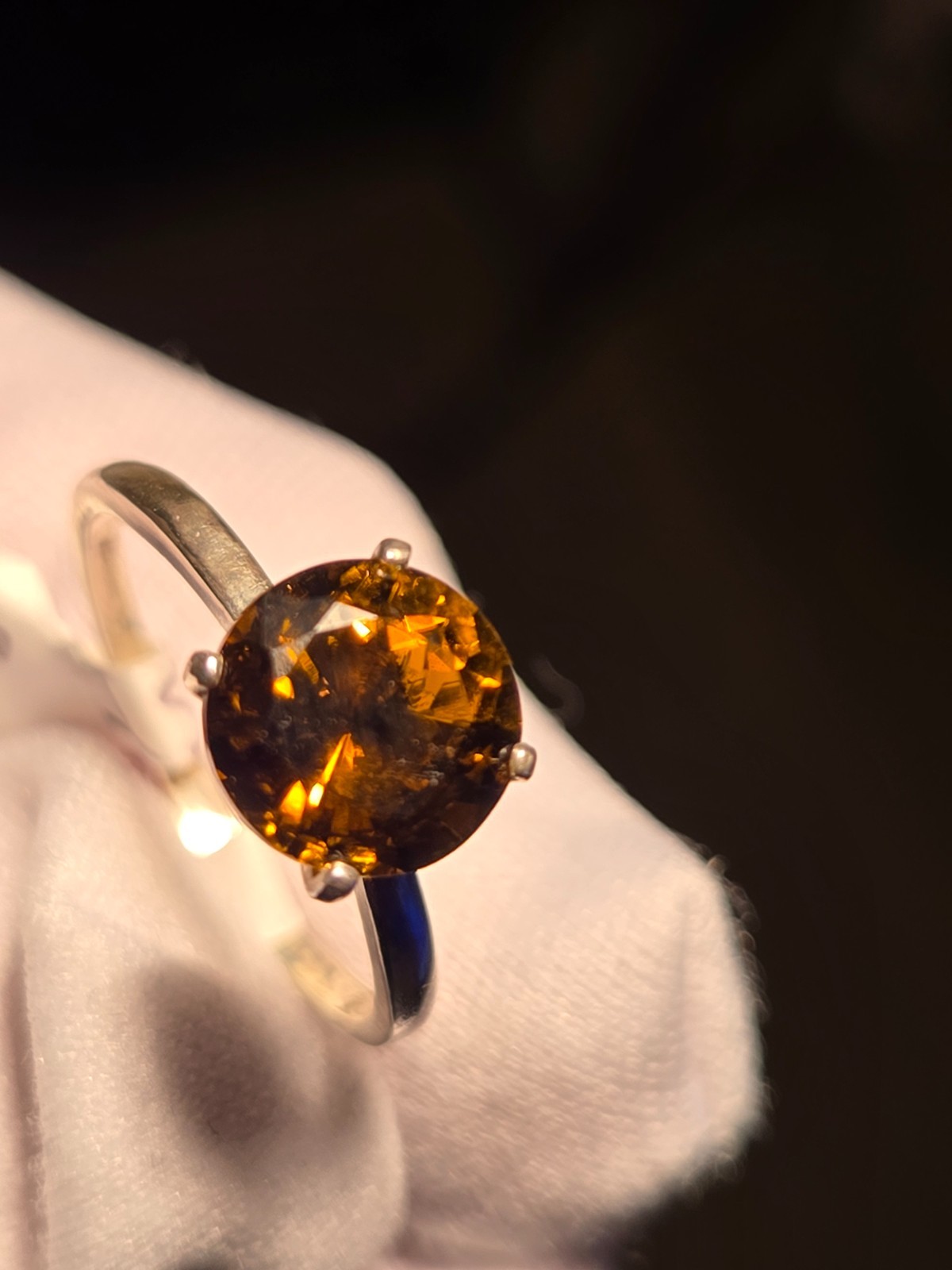 EXCELLENT ORANGE YELLOW TOURMALINE! RICH VIVID COLOR/TONES/CLARITY! 2.10CT!!!