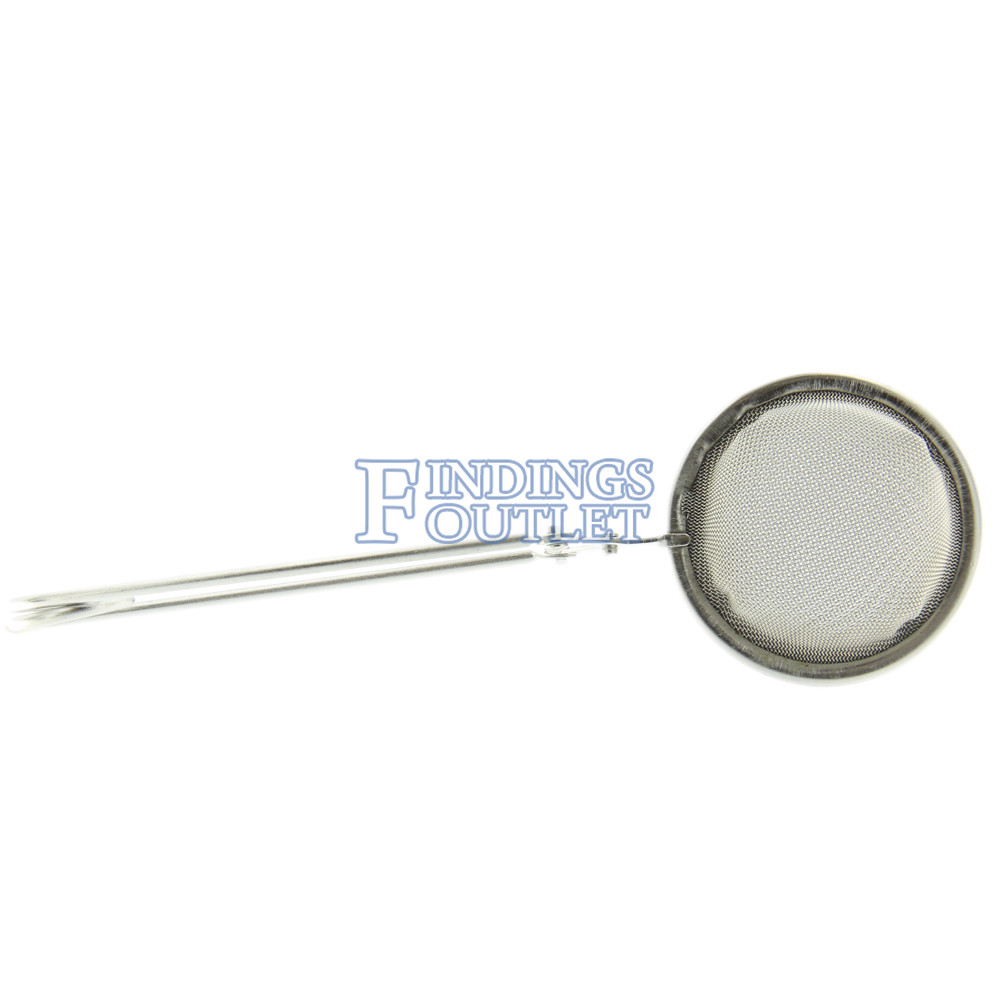 Ultrasonic Cleaning Basket Metal Holding Self Closing Mesh Clamp 1.5″ 2.5″ 65mm