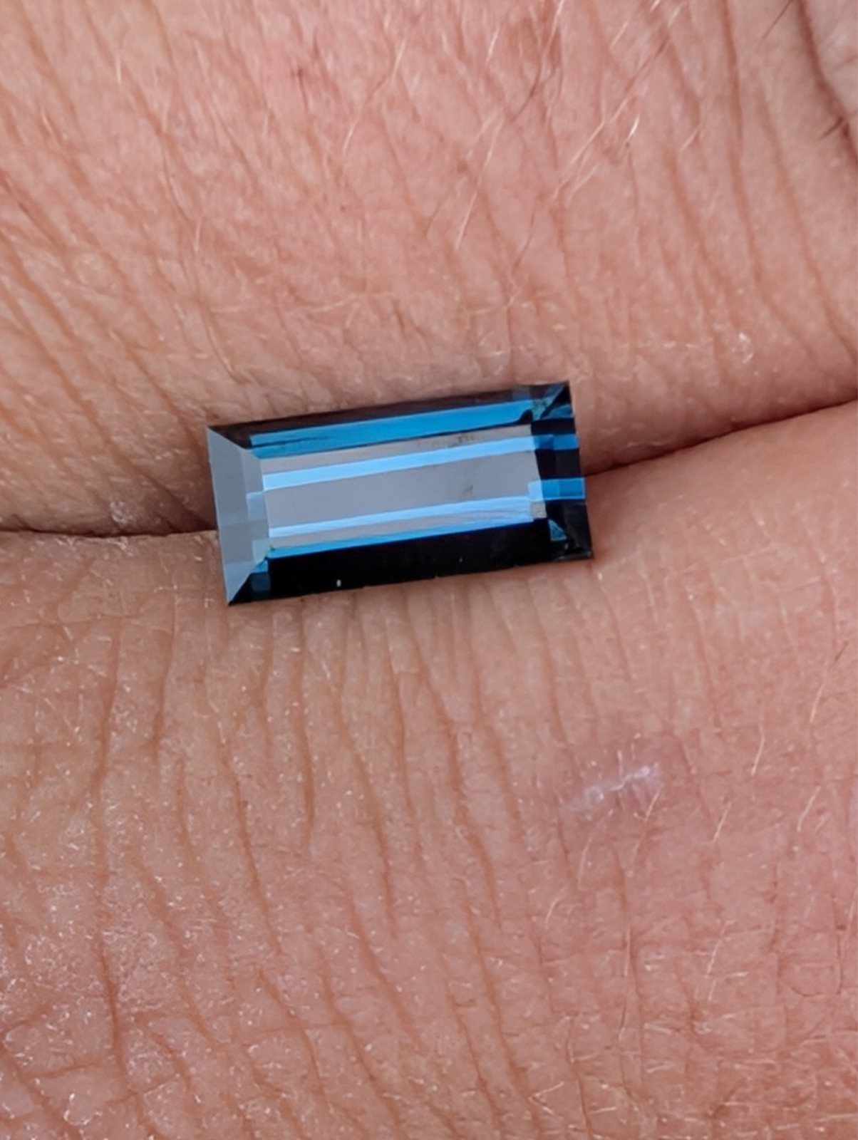 USA seller 3.77 ct IF flawless closed C tourmaline facet rough gemstone specimen