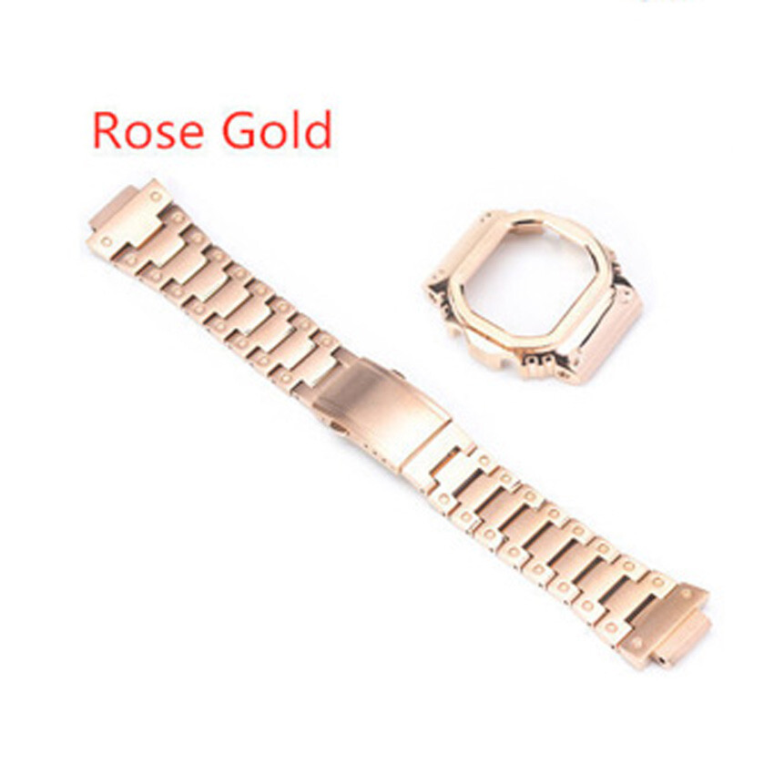 For Casio G-SHOCK DW5600 GWM5610 Bezel Metal Kit Watch Bnad Strap Case Cover