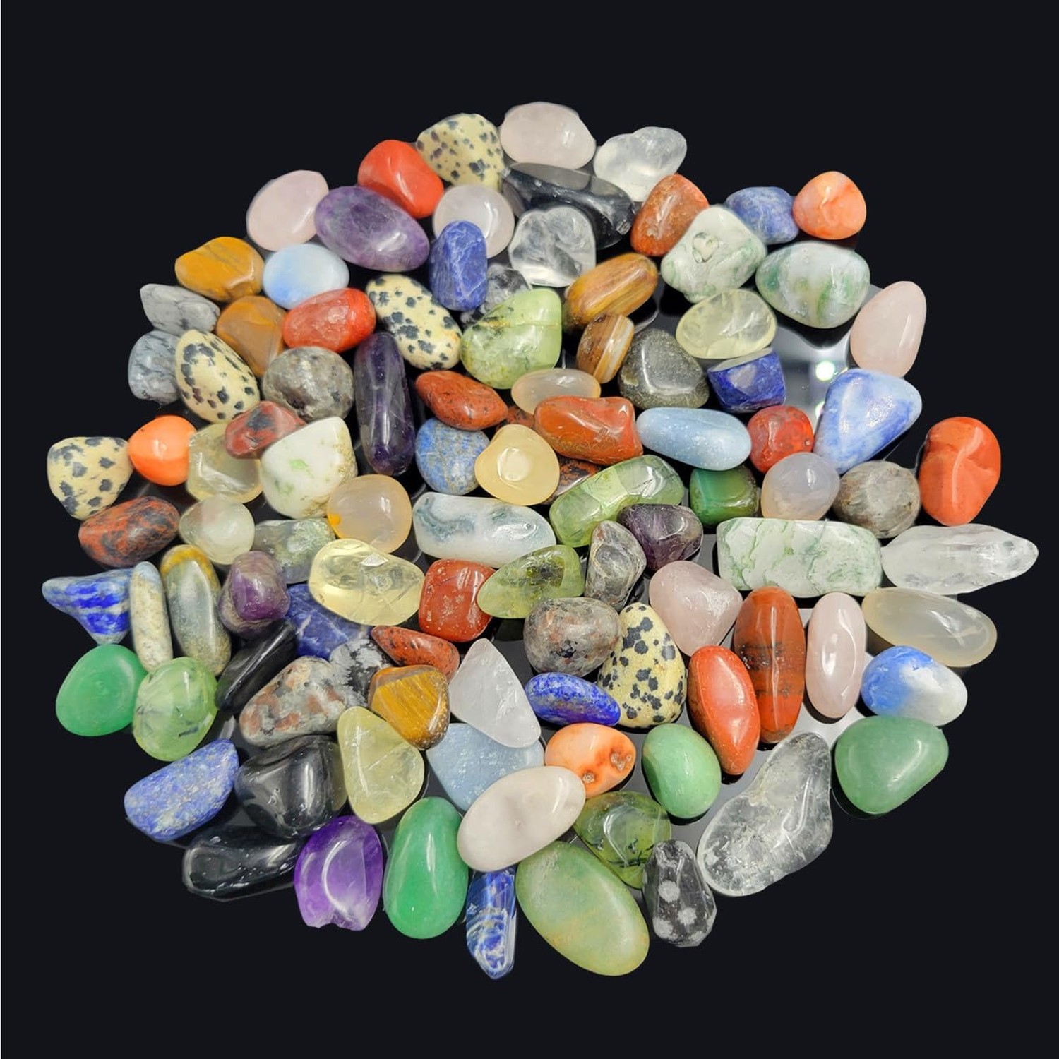15+ Kinds 100pcs Assortment Healing Stones Mixed Tumbled Polished Stones for …