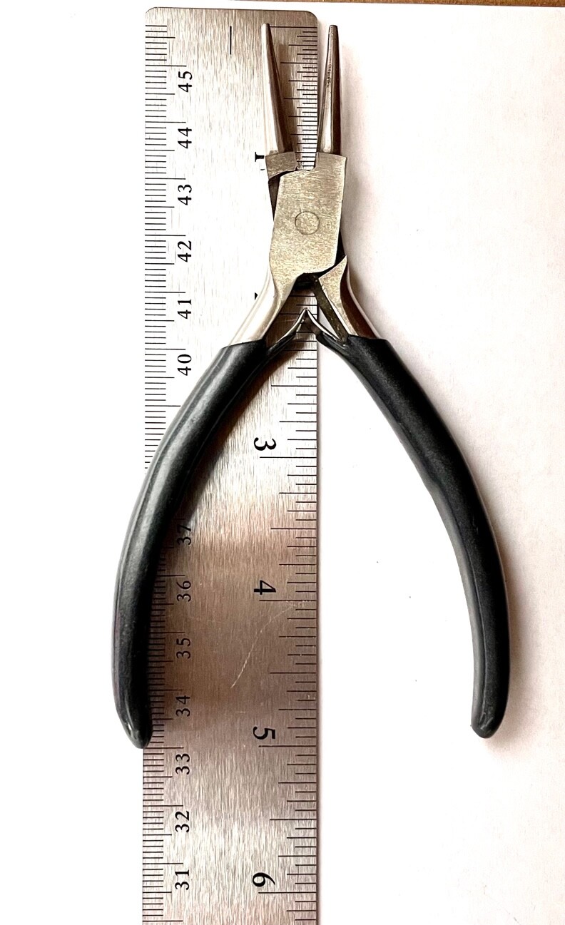 ROUND NOSE PLIERS WITH V-SPRING 5″ BOX JOINT JEWELRY MAKING WIRE WRAPPING