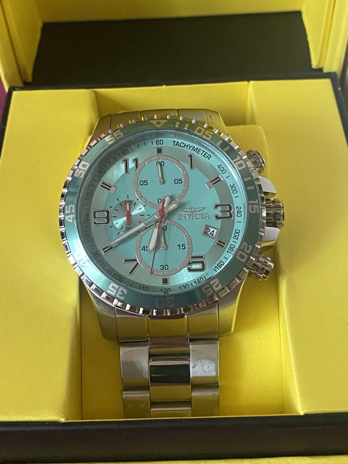 Brand New Invicta Specialty Mach Gala Men’s Watch 48mm Steel (69820) TachyMeter