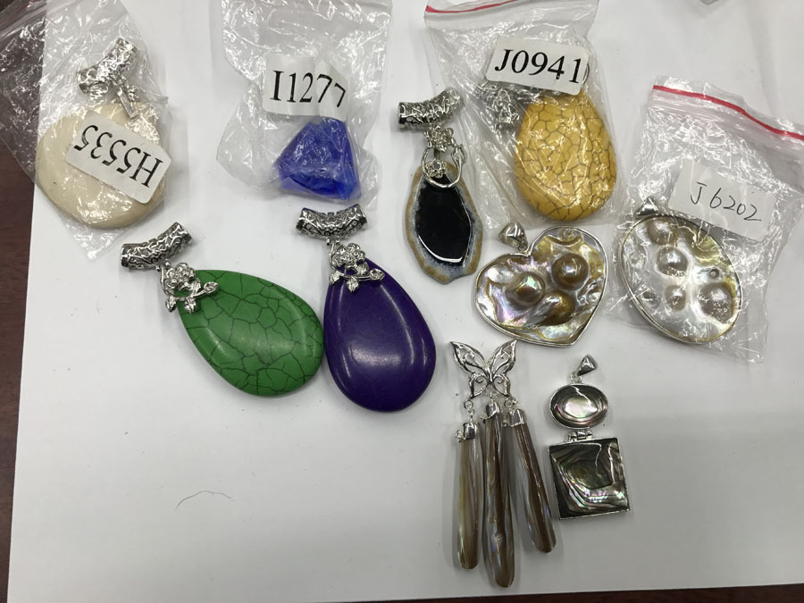 925 Sterling Silver Overlay Mix Pendent With Free Shipping
