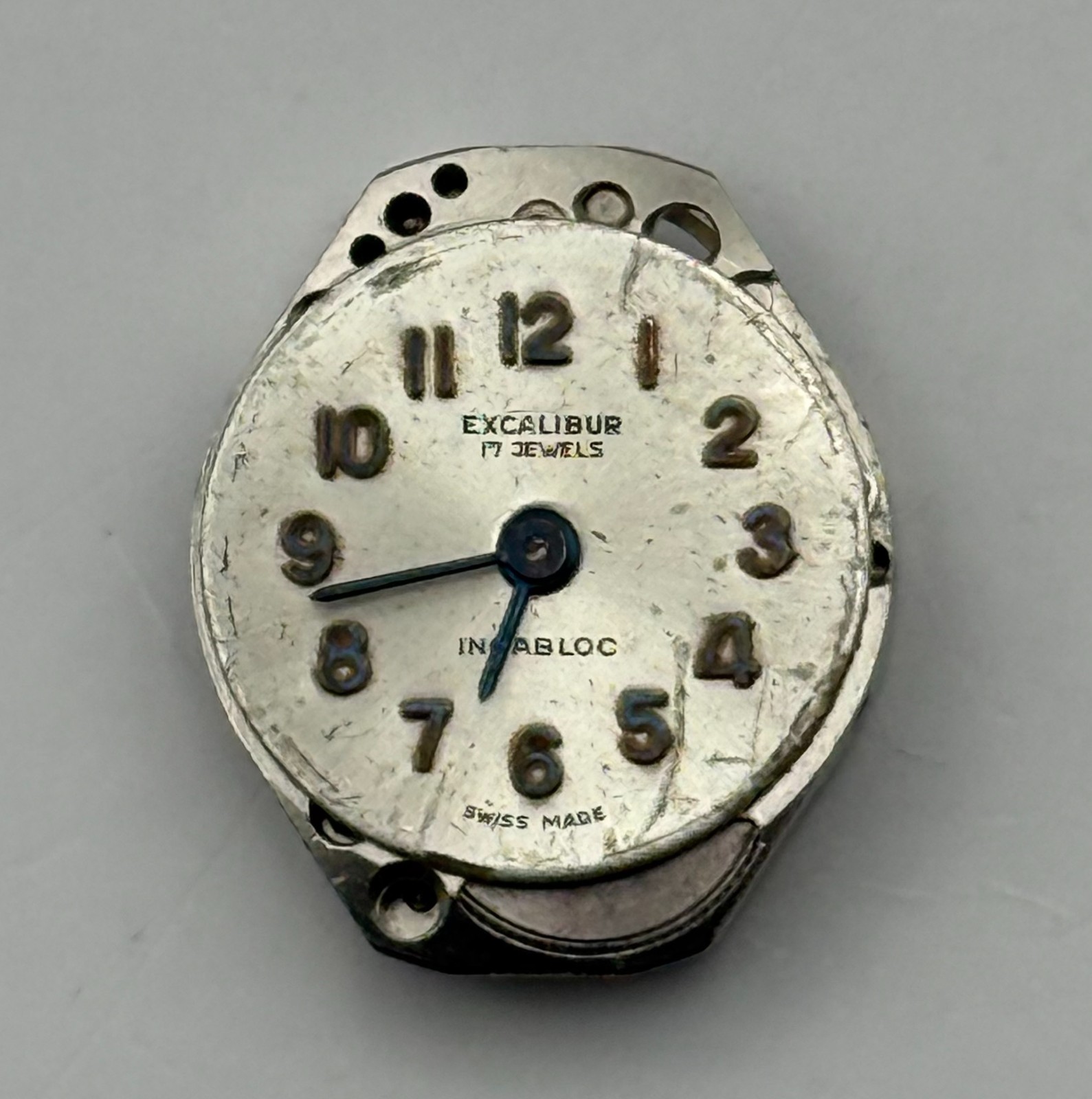 FHF 69-21 Watch Movement Excalibur 17 Jewels Swiss Manual Wind Parts 15.3mm