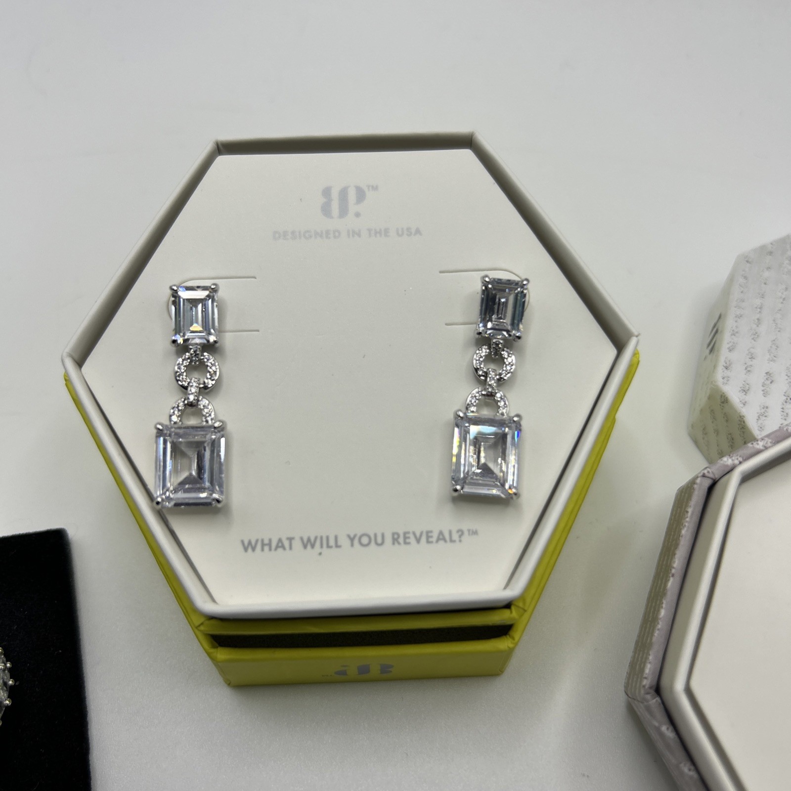 Bomb Party Sterling Club Collection Jewelry Lot -Necklace, Earrings, Ring Size 9