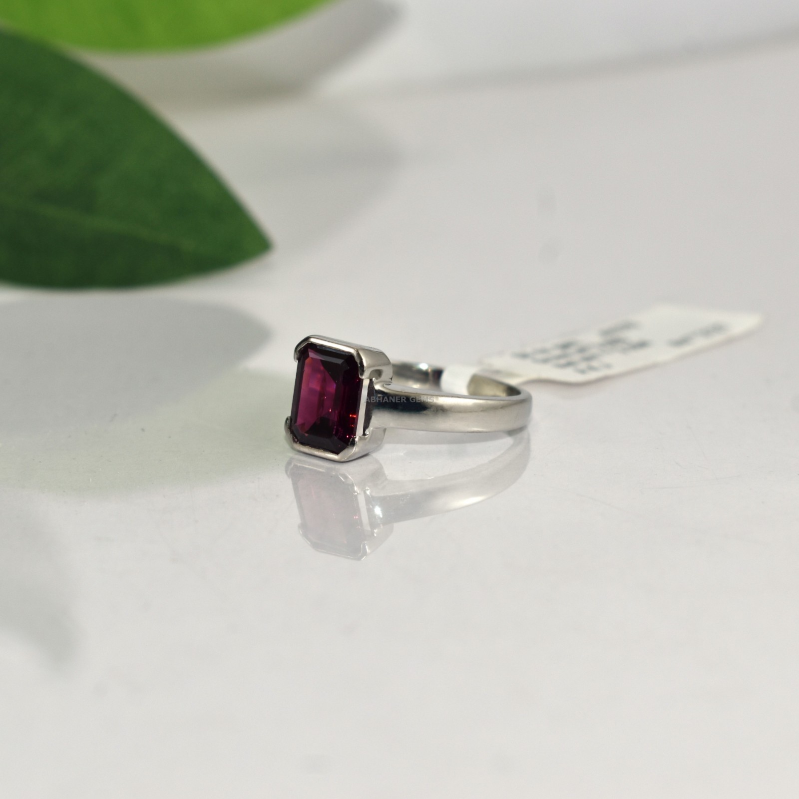 Gorgeous Garnet 925 Sterling Silver Ring Innovative Classic Handmade Jewelry