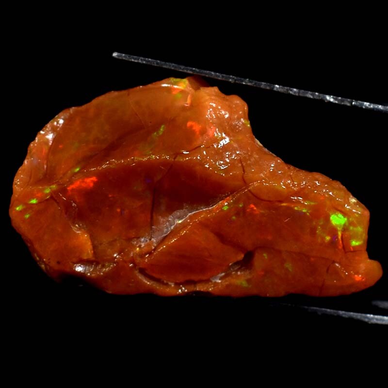 100% Natural Ethiopian Fire Opal Rough Jumbo Flashy Loose Gemstones 23.70Cts.