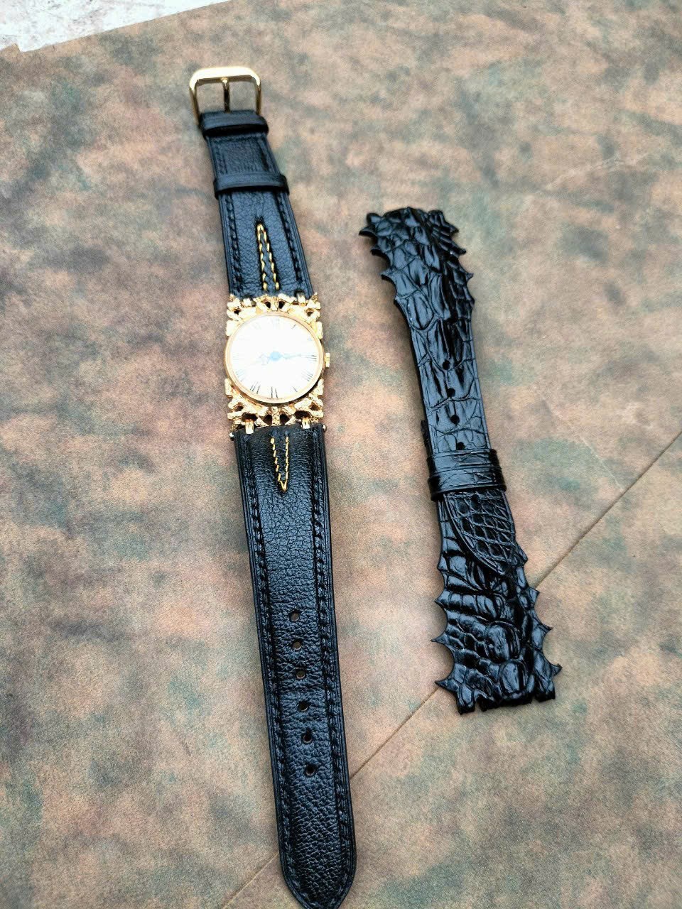 Genuine Leather Skin Watch Strap Band size 18 19 20 21 22 23 24 25 26mm