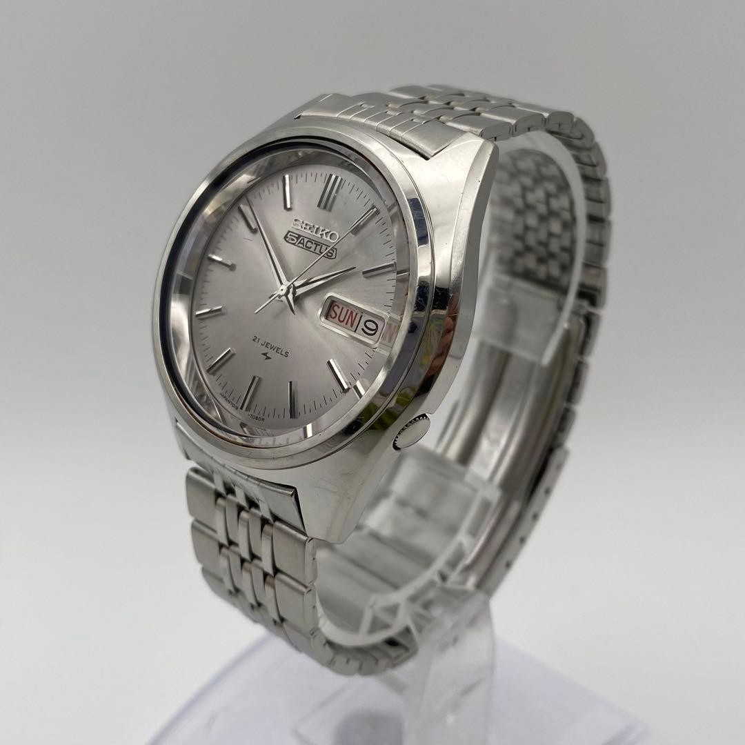 Working SEIKO 5 ACTUS 7019-7060 Men Watch Automatic