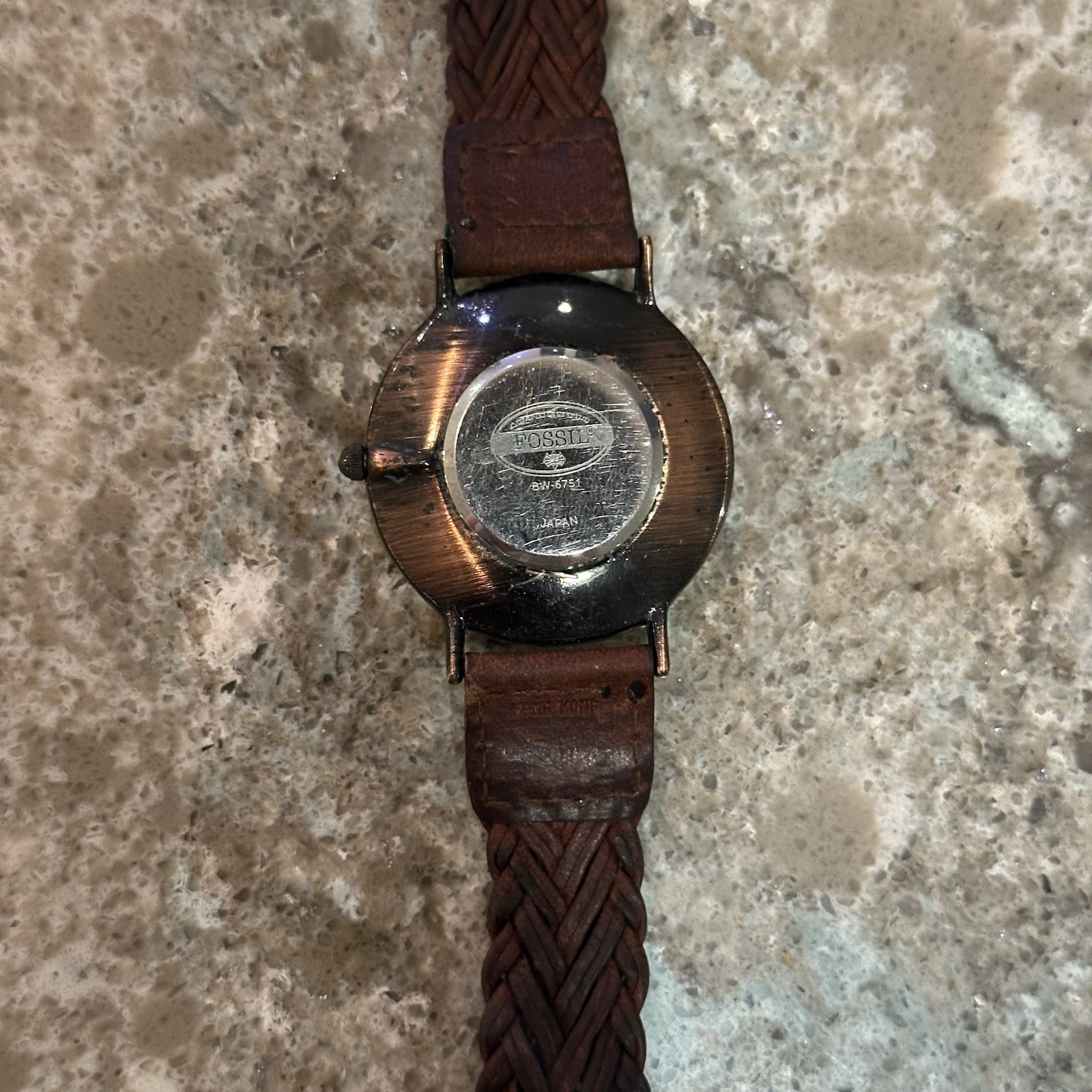 Fossil ‘Floating Gears’ Vintage Liquid Watch With Original Tin