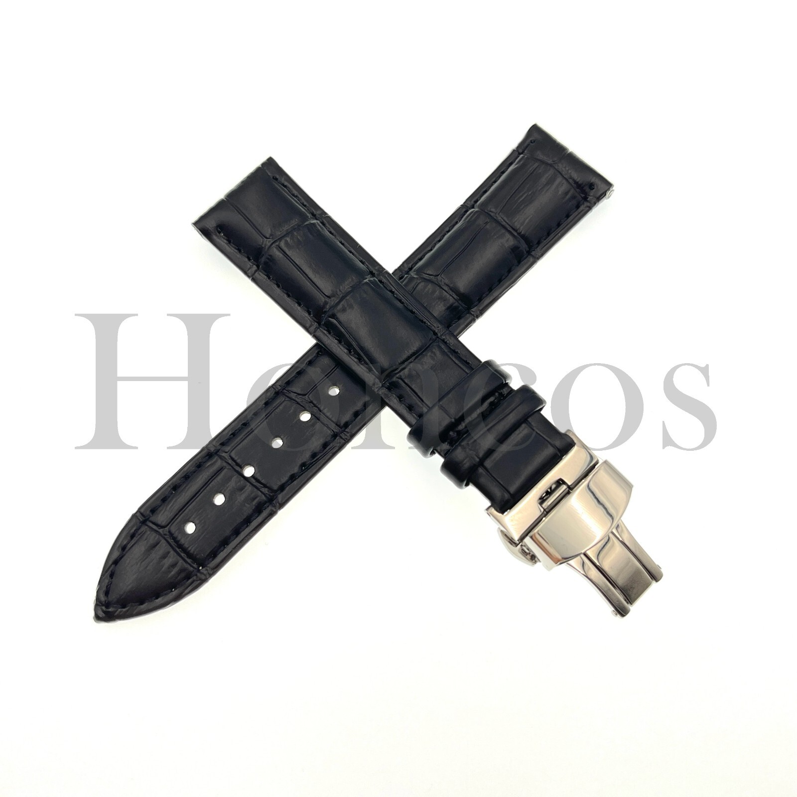 Fits For seiko Watch Genuine Leather Strap Band Clasp 18mm 19mm 20mm 21mm 22mm