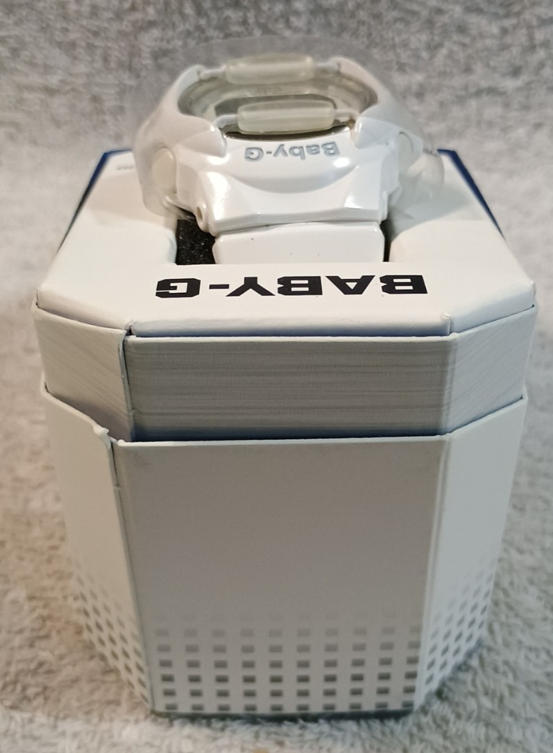 Casio Watch Baby-G BG169R-7AMTN Digital White Discontinued Colorway, New In Box