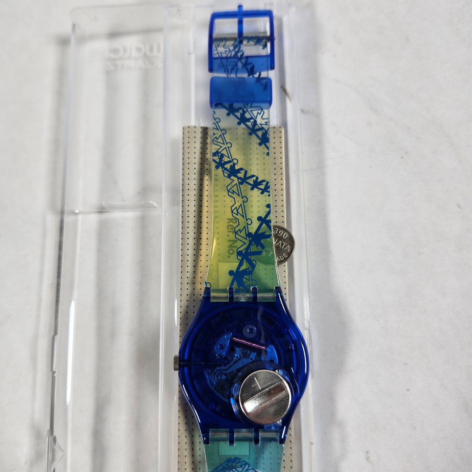 Vintage Swatch Watch Rund Und Die Uhr GZ153 with Case & Paperwork 1997 NOS NEW