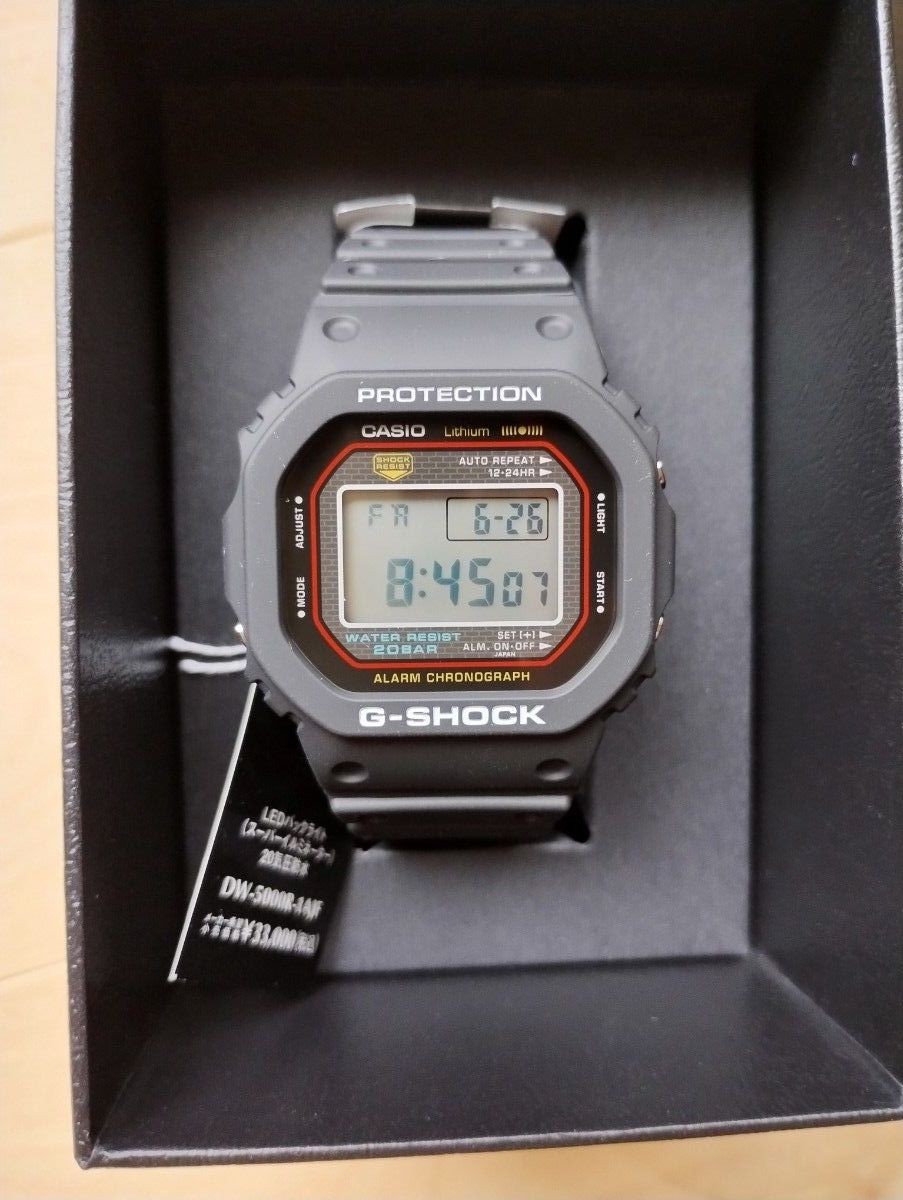 CASIO G SHOCK DW 5000R 1AJF First Generation Reissue Model New