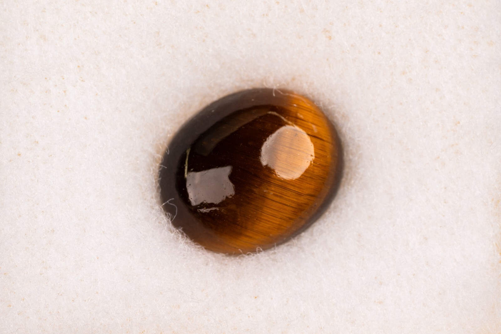 4.7 Ct Natural Oval Cabochon Tiger’s Eye Loose Gemstone 12.1×10.2mm #23