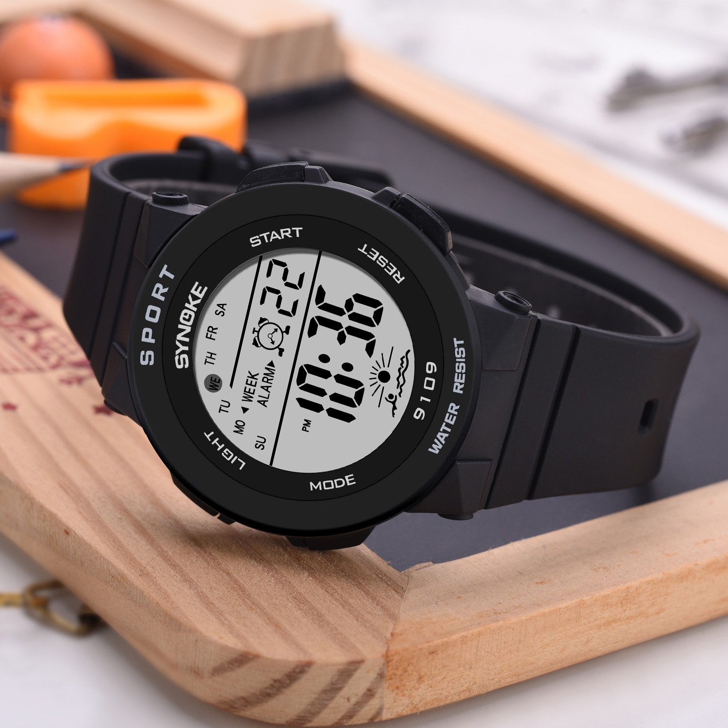 2 Pack Student Sport Watch Electronic Watch 50M Waterproof Watch Digital Watch