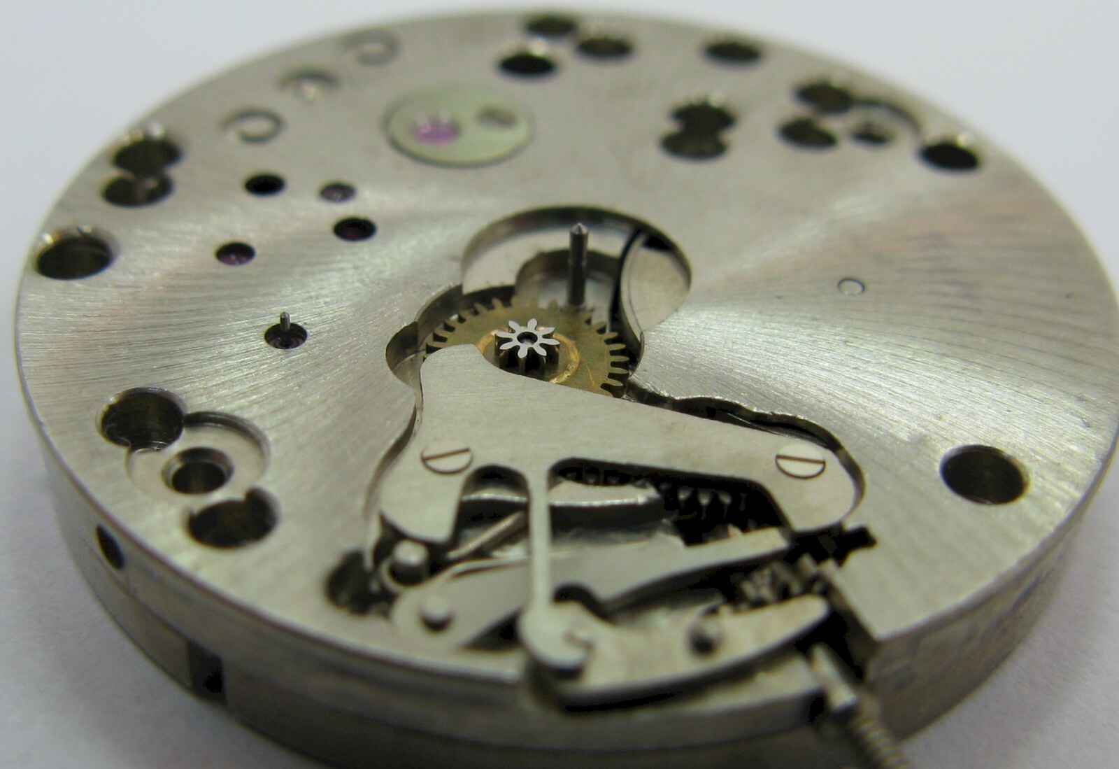 Recta MV F4 15 jewels incomplete manual Watch Movement for parts