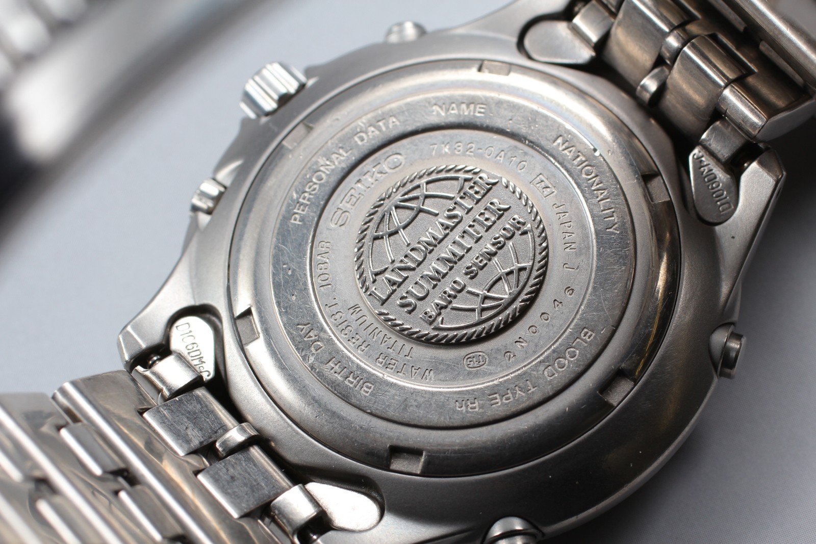 [Exc+5] SEIKO Landmaster Summitter SBCN003 7K32-0A10 Titan 44mm Quartz Men Watch