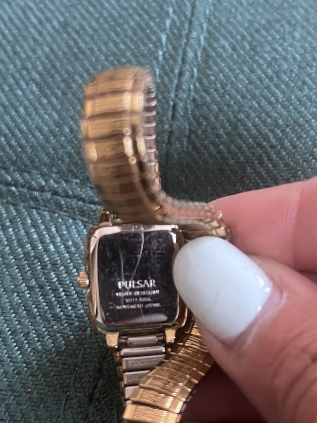 Pulsar women’s gold-tone wristwatch