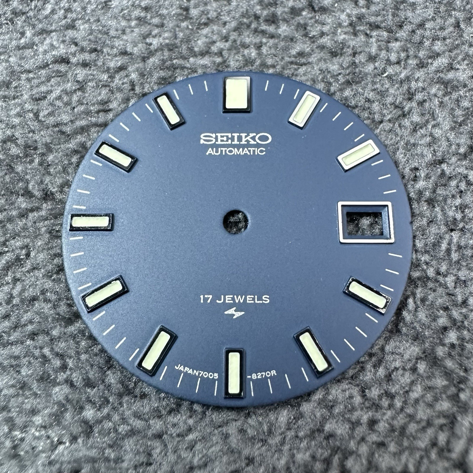GENUINE NEW OLD STOCK DIAL FOR VINTAGE SEIKO 7005-8160 BLUE