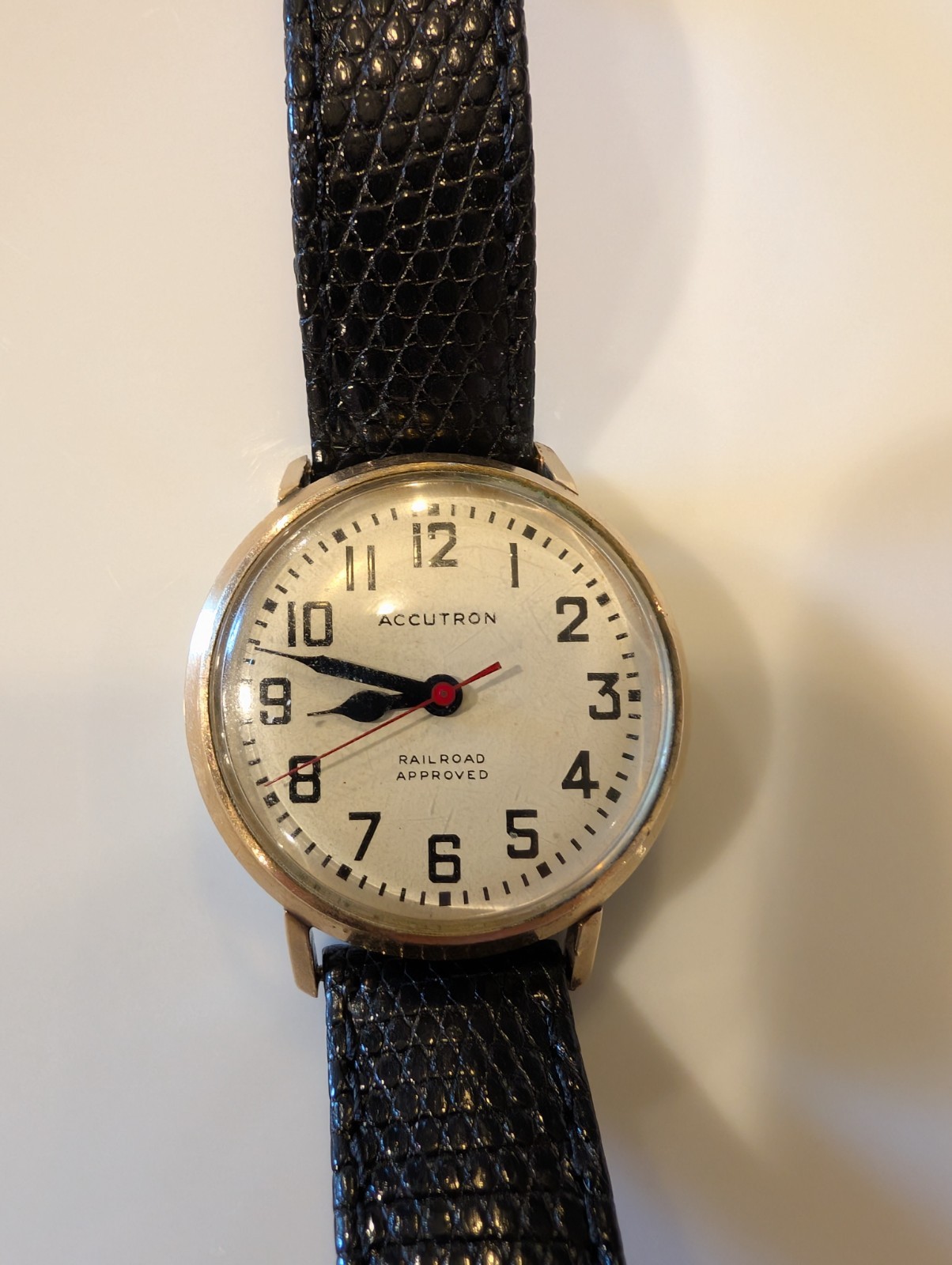 1963 Bulova Accutron Railroad Approved 214 M3 Gold Filled Running & Phased 1.55V
