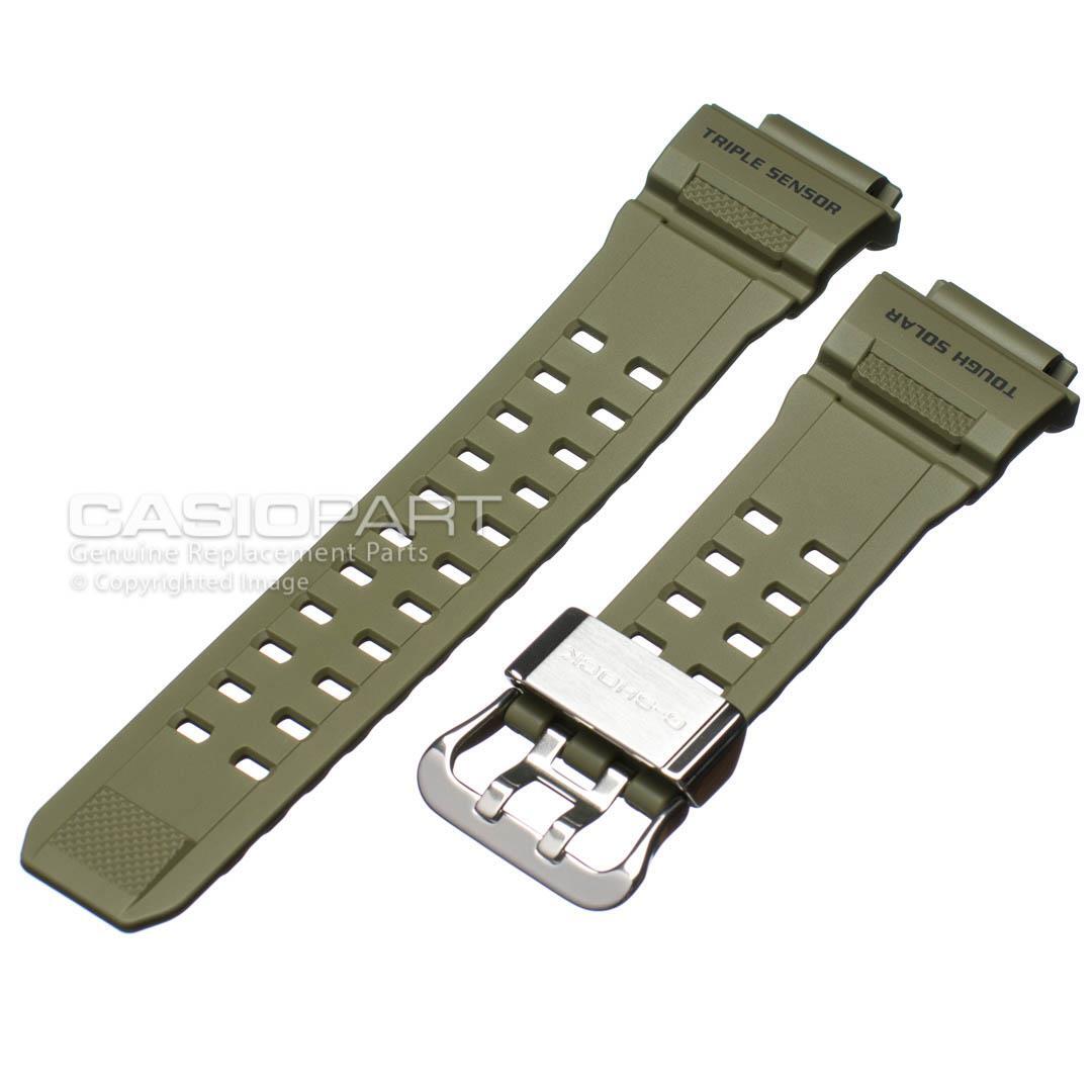 Genuine CASIO G-SHOCK Band & Bezel GW-9400 GW9400-3 Original Green Strap & Shell