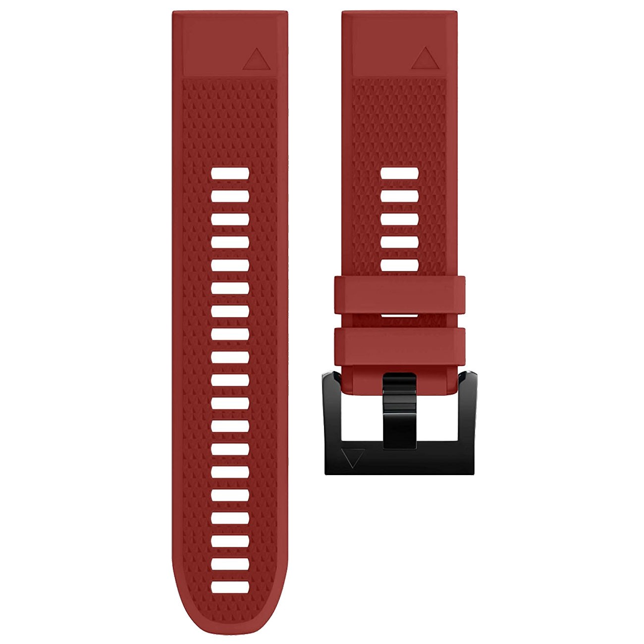 General Brand Silicone Band Strap for Garmin Fenix 5S, Red, 20mm