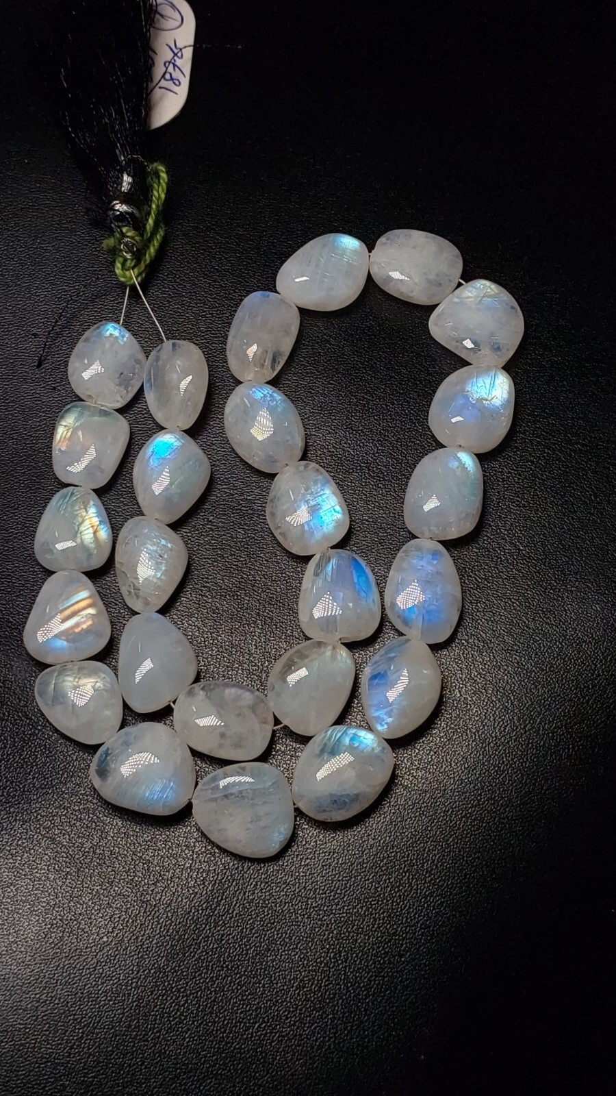 AAA Quality Rainbow Moonstone Strand Multi Fire Shape Nuggets Size 11X14-14X15MM
