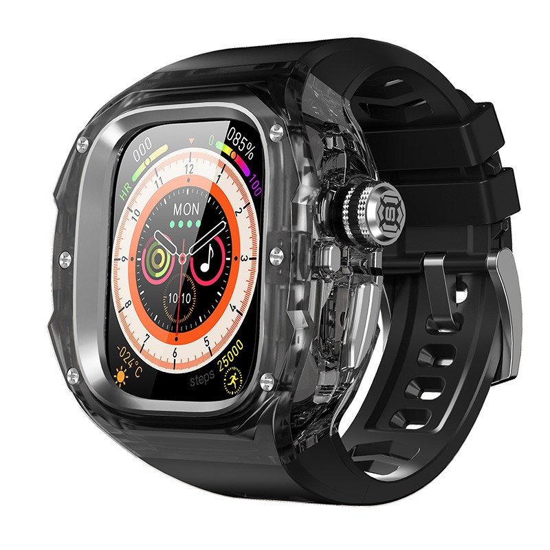 49MM Luxury Polycarbonate Steel Watch Band Strap For Apple Watch Ultra 1/2/3