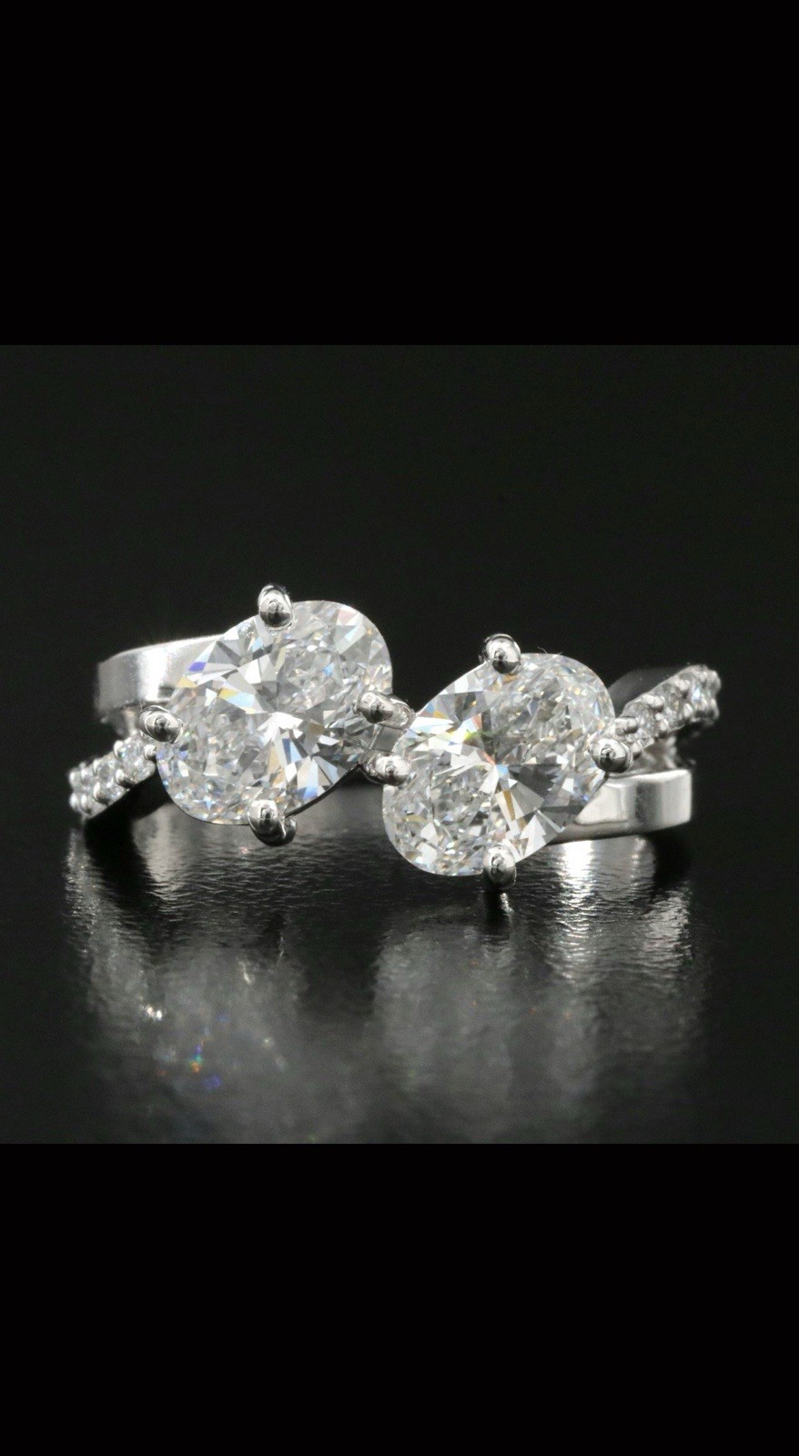 14k 2.38 CTW Lab Grown Diamond Ring with IGI Report