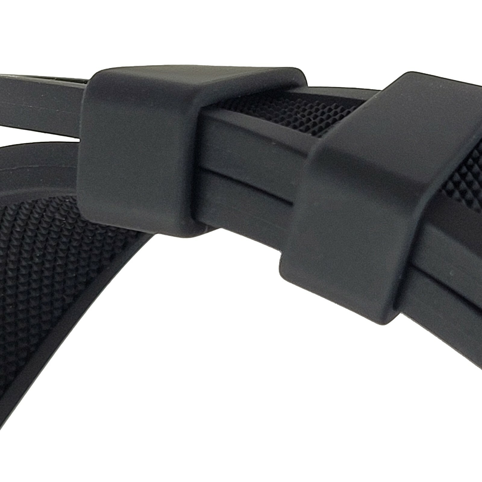 Black Soft Silicone Rubber Watch Strap Band – 18mm 20mm 22mm 24mm