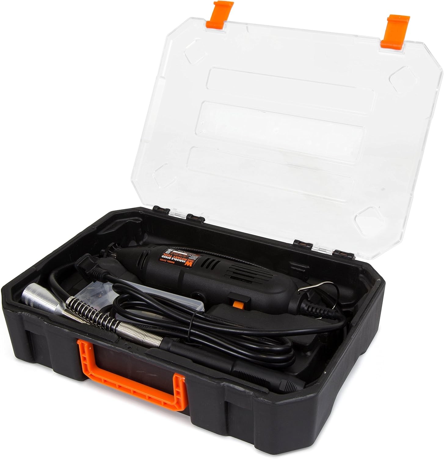 WEN 23103 1-Amp Variable Speed Rotary Tool with 100+ Accessories, Multicolor
