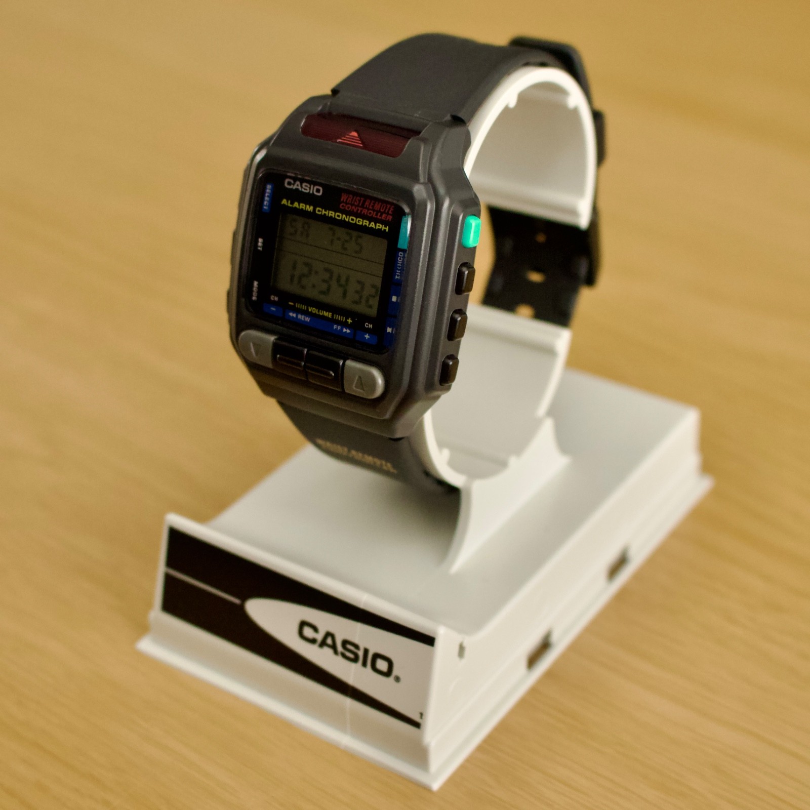 NOS Casio CMD-30B 1994 TV Remote Control Digital Wrist Watch 1173 Korea