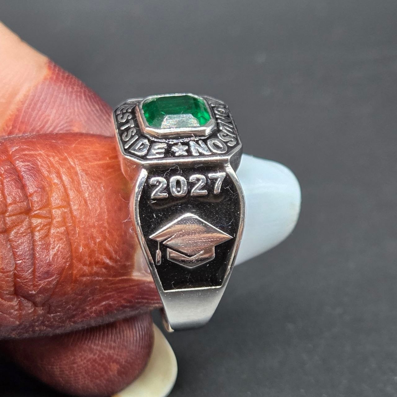 Women & Men High School Class Ring 2027 All Any New Year Custom Gift 925 Silver